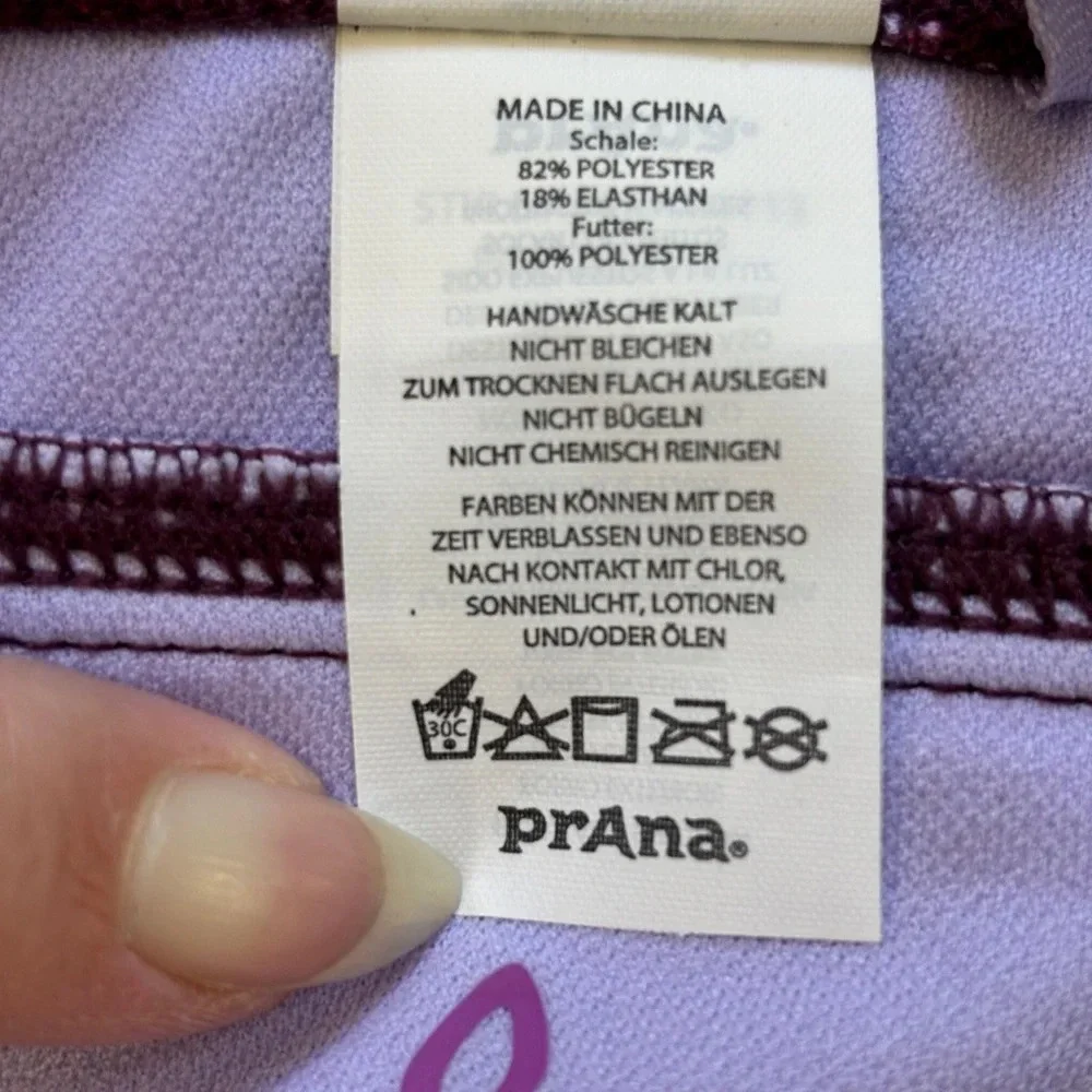 NWT Prana Ramba Swim Bikini Bottom Wine Adrie Red‎ S